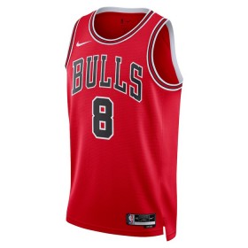 Muške NBA Dres Chicago Bulls Zach Lavine 8 Nike 2022-23 Icon Edition Crvena Swingman